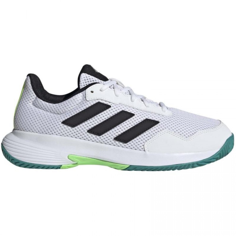 Zapatillas Adidas Game Spec 2 Blanco Negro Verde  Oferta + Barato