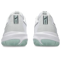 Baskets Asics Gel Challenger 15 TERRE BATTUE Blanc Lichen Vert  Offre - Pas cher