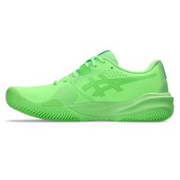 Baskets Asics Gel Challenger 15 TERRE BATTUE Vert Citron  Offre - Pas cher