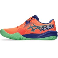 Asics Gel Challenger 15 Padel Coral Cobalt Blue Sneakers  Offer + Cheap