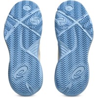 Zapatillas Asics Gel Challenger 15 Padel Crema Azul Stone Mujer  Oferta + Barato