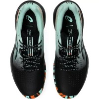 Baskets Asics Gel Challenger 15 Padel Noir Vert Clair  Offre - Pas cher