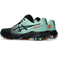Baskets Asics Gel Challenger 15 Padel Noir Vert Clair  Offre - Pas cher
