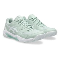 Zapatillas Asics Gel Dedicate 8 Clay Verde Liquen Blanco Mujer  Oferta + Barato
