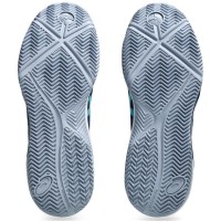 Baskets Asics Gel Dedicate 8 Padel Bleu Mako Gris  Offre - Pas cher