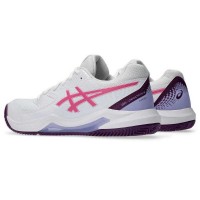 Baskets Femme Asics Gel Dedicate 8 Padel Blanc Fruit du Dragon  Offre - Pas cher