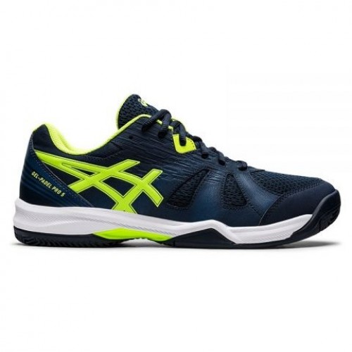 Zapatillas Asics Gel Padel Pro 5 Azul French Verde Hazard