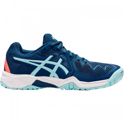 Zapatillas Asics Gel Resolution 8 Clay Indigo Azul Claro Junior