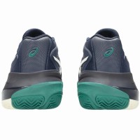 Asics Gel Resolution X Clay Midnight Blue Cream Sneakers  Offer + Cheap