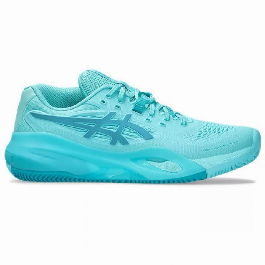Asics Gel Resolution X Clay Mint Blue Sneakers  Offer + Cheap