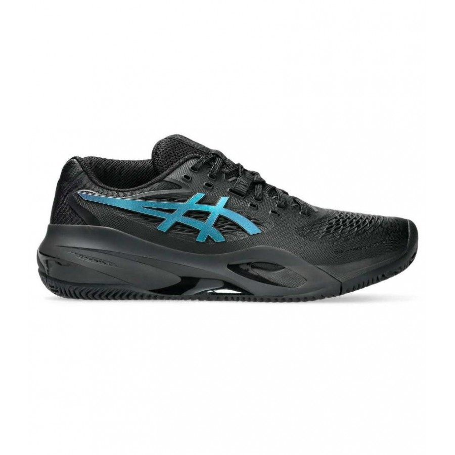 Asics Gel Resolution X Clay Black Blue Sneakers  Offer + Cheap