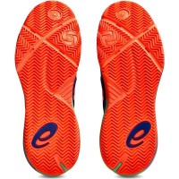 Baskets Asics Gel Resolution X Padel Cobalt Corail  Offre - Pas cher