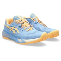 Zapatillas Asics Gel Resolution X Padel Azul Stone Naranja Mujer  Oferta + Barato