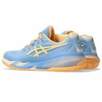 Zapatillas Asics Gel Resolution X Padel Azul Stone Naranja Mujer  Oferta + Barato