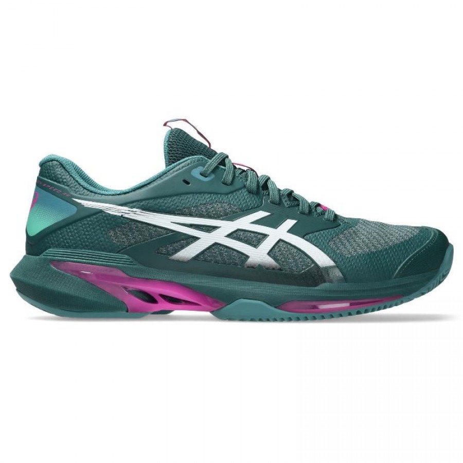 Zapatillas Asics Solution Speed FF 4 Clay Azul Oscuro Blanco