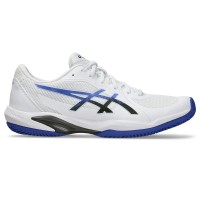 Tênis Asics Solution Swift FF 2 Clay White Cobalt Blue  Oferta + Barato