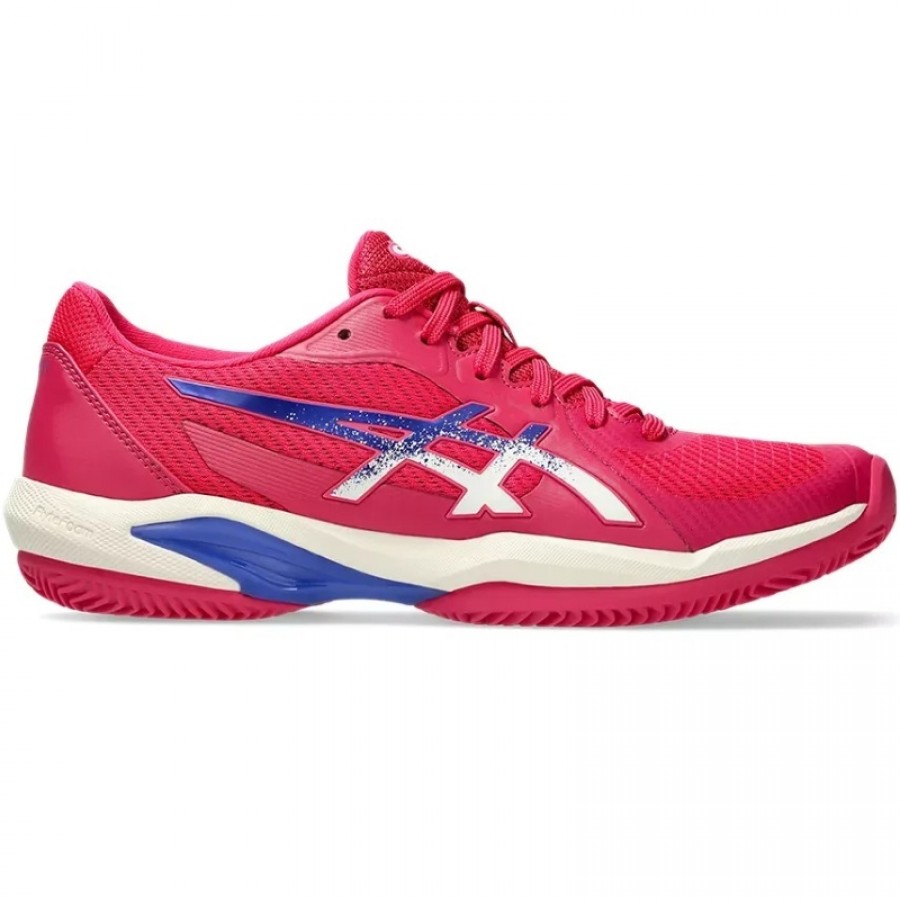Tênis Asics Solution Swift FF 2 Clay Pink Cobalt Blue para Mulheres  Oferta + Barato