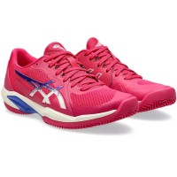 Tênis Asics Solution Swift FF 2 Clay Pink Cobalt Blue para Mulheres  Oferta + Barato