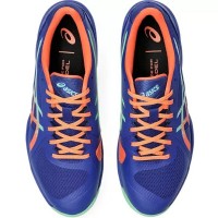 Baskets Asics Solution Swift FF 2 Padel Cobalt Bleu Vert  Offre - Pas cher