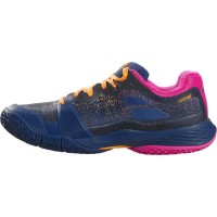 Zapatillas Babolat Jet Ritma Azul Marino Fucsia Mujer  Oferta + Barato