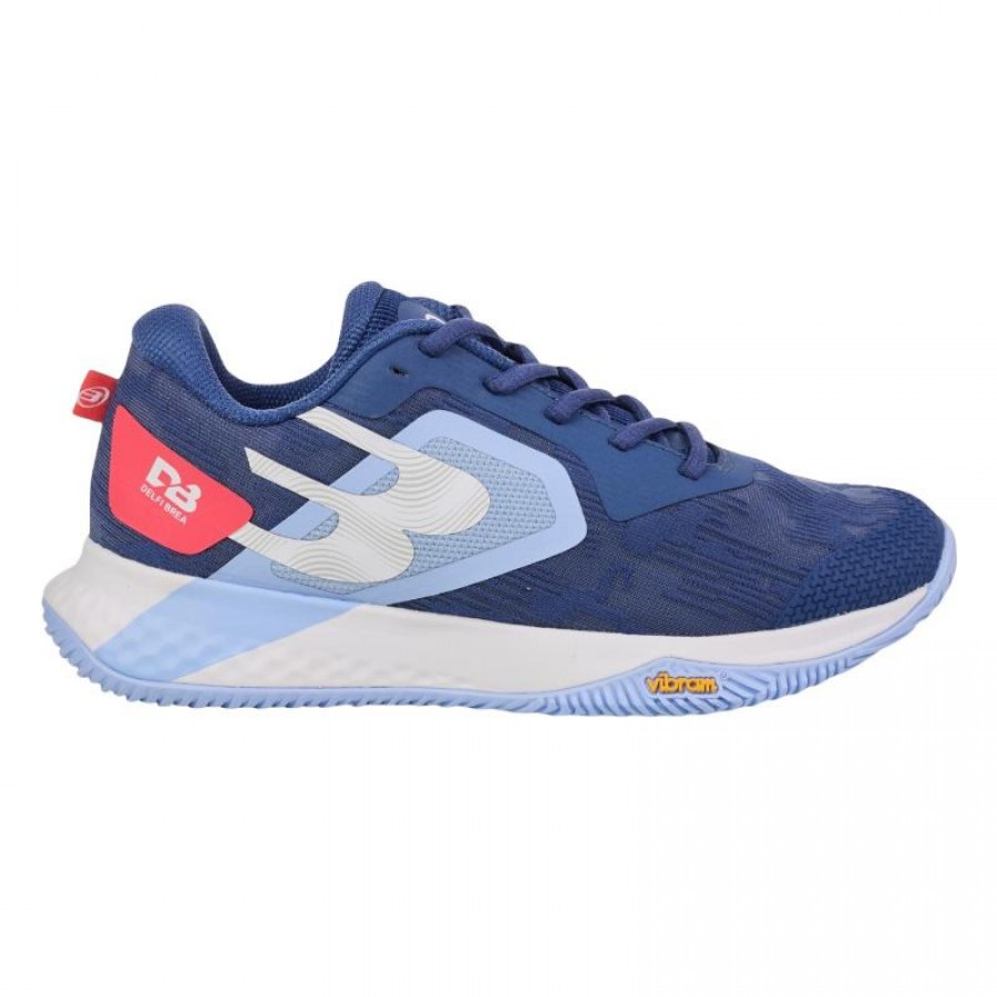 Tênis Feminino Bullpadel Delfi Brea Vertex Vibram 25I Azul Escuro  Oferta + Barato