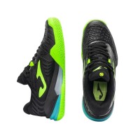 Joma Roland 2601 Baskets noires fluorescentes jaunes
