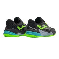 Joma Roland 2601 Baskets noires fluorescentes jaunes