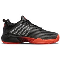 Baskets Kswiss Hypercourt Supreme HB Noir Rouge Blanc  Offre - Pas cher