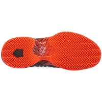 Baskets Kswiss Hypercourt Supreme HB Noir Rouge Blanc  Offre - Pas cher
