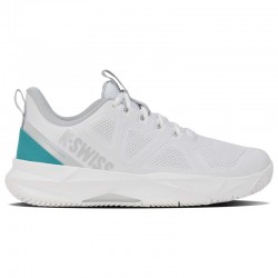 Zapatillas de Padel Kswiss Kspeed Team Clay Blanco Turquesa Mujer