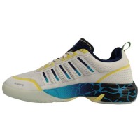Zapatillas Kswiss Sanyo Ultra Court Padel Blanco Azul  Oferta + Barato