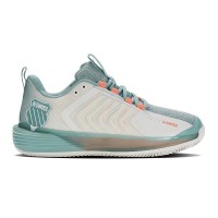 Kswiss Ultrashot 3 White Turquoise Sneakers  Offer + Cheap