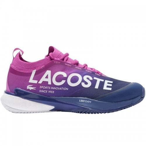 Zapatillas Lacoste AG-LT25 Lite Clay Rosa Azul Oscuro Mujer