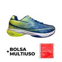 Calcados Lotto Mirage 300 Azul Amarelo Neon