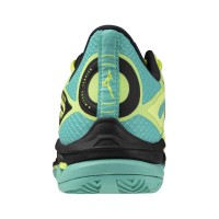 Tênis Mizuno Wave Exceed Tour 6 Clay Lime Preto Azul  Oferta + Barato