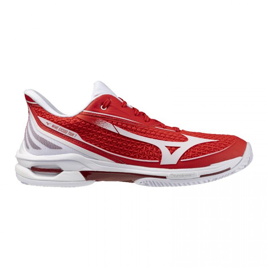 Zapatillas Mizuno Wave Exceed Tour 7 Clay Rojo Blanco