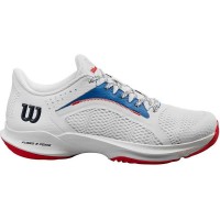 Zapatillas Wilson Hurakn 2.0  Blanco Azul Rojo Mujer  Oferta + Barato