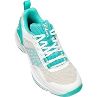 Wilson Hurakn Pro V2 Bianco Turchese Sneakers Donna  Offerta + Economico