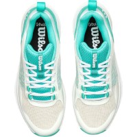 Wilson Hurakn Pro V2 Bianco Turchese Sneakers Donna  Offerta + Economico