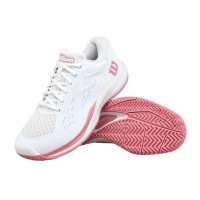 Zapatillas Wilson Rush Pro Ace Blanco Rosa Junior
