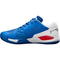 Wilson Rush Pro Ace Terre Battue Bleu Blanc Rouge Baskets  Offre - Pas cher